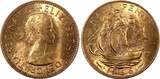 United Kingdom 1/2 Penny GREAT BRITAIN Elizabeth II 1966  UNC KM# 896 RANDOM PICK (1 Coin) unz