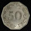 50 Cents MALTA Copper-Nickel 1972  Great Siege Monument KM# 12 (27 963) Uncertified