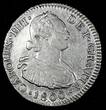 2 Reales PERU Charles IV Silver 1800 LIMAE IJ  27mm KM# 95 (26 914) Uncertified