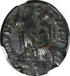 Nummus 383 AD EASTERN ROMAN ARCADIUS AD 383-408 AE3  /VICTORY Angel CROWNING NGC (150)