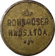 TOKEN COSTA RICA EL BARREAL ROHRMOSER HNOS LTD COFFEE  22 mm R-SJS 34 (8619)