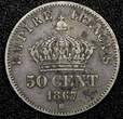 50 Centimes FRANCE Napoleon III Silver 1867 BB  Strasbourg KM# 814.2 (25 510) Uncertified