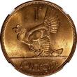 1968 Penny 1968 Ireland Republic Bronze  NGC MS64 RD NICE RED Hen with chicks KM11 (6)