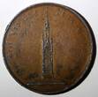 Unknown Bronze Saint Jacob Religious ST. JACOB  Medal 52mm .Heavy (27 736)