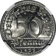 50 Pfennig Germany, Weimar Republic 1922 D  NGC MS64 Munich Mint KM# 27 (037)