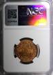 1/4 Anna India-British George V Bronze 1927 (B)  NGC MS65 RB NICE RED KM# 512 (0)