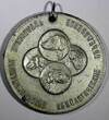 MEDAL na UKRAINE DOGS  TAG CYNOLOGICAL SOCIETY 50mm Aluminum Plated (20 083) Uncertified