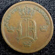 1/3 Skilling Sweden Oscar I Copper 1851  Mintage-537,840 KM# 657  (23 142) Uncertified