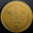 5 Öre Sweden Oscar II Bronze 1906 EB  Mintage-565 280 KM# 770 (23 170) Uncertified