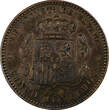 5 Centimos SPAIN Alfonso XII Bronze 1879 OM  Choice XF Condit. KM#674 (10 506) Uncertified