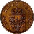 Germany 3 Pfennig German States PRUSSIA Wilhelm I 1872-B  Nice Toning UNC KM# 482(10 282) unz