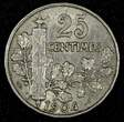 25 Centimes FRANCE Nickel 1904  24mm KM# 856 (27 017) Uncertified