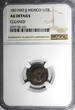 1/2 Real Mexico SPANISH Fernando VII Silver 1821 MO JJ  NGC AU DET. KM# 74 (103)