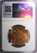 United Kingdom 1 Penny GREAT BRITAIN George V Bronze 1935  NGC MS64 RB NICE TONING KM# 838 (07)