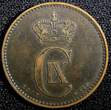 Bronze Denmark Christian IX  1897 VBP 2 Ore KM# 793.2 (23 776) Uncertified