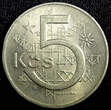 Denmark 5 Korun Czechoslovakia Copper-Nickel 1970  Kremnica Mint KM# 60 (23 587) Uncertified
