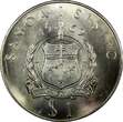 1 Tala SAMOA 1969  Death of Robert Louis Stevenson 38.8mm ch.UNC Toned KM# 8 (71) unz