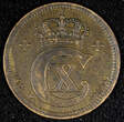 Bronze Denmark Christian X  1920 HCN; GJ 5 ORE KM# 814.2 (26 786) Uncertified