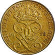 1 Öre Sweden Gustaf V Bronze 1938  Choice UNC KM# 777.2 (21 934) unz