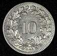 10 Rappen Switzerland Nickel 1939 B  Libertas UNC KM# 27b (27 266) unz