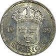 SWEDEN Gustaf V Silver 1929 G 50 Ore Nice Toned BETTER DATE KM# 788 (22 001) Uncertified