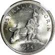 1954 Florin 1954 Australia Silver  Royal Visit of Elizabeth II NGC AU58 KM# 55 (004)
