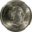 5 Pesetas SPAIN Francisco Franco 1957(67)  NGC MS63 BETTER DATE KM#786 (49)