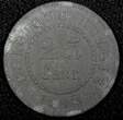 25 Centimes BELGIUM German Occupation Zinc 1918  WWI Issue KM# 82 (25 049) Uncertified