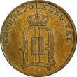 1905 Öre 1905 Sweden Oscar II Bronze  extra Large letters UNC KM# 750 (21 928) unz