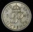 United Kingdom 6 Pence Great Britain George VI Copper-Nickel 1949  KM# 875 (24 241) Uncertified
