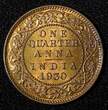 1/4 Anna India-British George V Bronze 1930 (C)  Calcutta UNC KM# 512 (728) unz