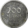 200 Mark Germany - Weimar Republic PROOF 1923 E  Mintage-4 095 SCARCE KM# 35 (00) PP