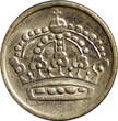 SWEDEN SILVER Gustaf VI 1956 10 ORE High Grade KM#823 (2208) Uncertified