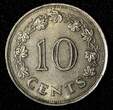 10 Cents MALTA Copper-Nickel 1972  1st Year Type KM# 11 (28 094) Uncertified