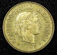 5 Rappen Switzerland Aluminum-Bronze 1995 B  UNC KM# 26c (22 852) unz