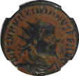 286 AD Roman Maximian,AD286-310 AE Post-Ref.Radiate / Victory From Jupiter NGC (018)