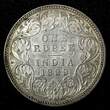 Rupee India-British Victoria Silver 1889 B incuse  XF .Nice Toned KM# 492 (559) Uncertified