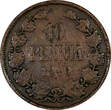 FINLAND Nicholas II Copper 1910 10 Penniä Low Mintage-241,000 RARE KM# 14 (531) Uncertified