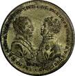 Medal RUSSIA AUSTRIA Silver 1813 Alexander I Battle of Leipzig  DIAKOV-368.2(80)