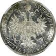 Florin AUSTRIA Franz Joseph I (1848-1916) SILVER 1861-A  NGC UNC DET KM# 2219(67) NGC unz DET KM