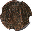NUMMUS 337 AD Roman Empire CONSTANS AD 337-350 AE4 BI  (FOLLIS) /Two victories NGC (223)