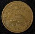 20 Centavos Mexico ESTADOS UNIDOS MEXICANOS Bronze 1951 Mo  SCARCE DATE KM#439(4) Uncertified