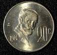 20 Centavos Mexico Copper-Nickel 1974 Mo  1st Year Type UNC KM# 442 (27 994) unz
