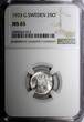 25 Öre Sweden Gustaf V Silver 1933 G  BETTER DATE NGC MS65 BU COIN KM# 785 (12)