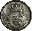 Denmark Christian X 1920 HCN; GJ 10 Ore UNC KM# 818.2a (15 015) unz