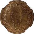 1/4 Anna India-British George V Bronze 1935 (C)  NGC MS64 RB KM# 512 (019)