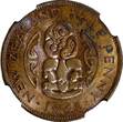 1/2 Penny New Zealand George VI Bronze 1942  NGC MS63 BN KEY DATE SCARCE KM#12(3)