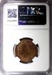 1/4 Anna India-British George V Bronze 1935 (C)  NGC MS64 RB KM# 512 (019)