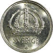 10 Öre Sweden Gustaf V (1907-1950) Silver 1949  GEM BU KM# 813 (22 062) Uncertified