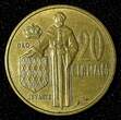 20 Centimes MONACO Rainier III 1962  PARIS Mint KM# 143 (28 081) Uncertified